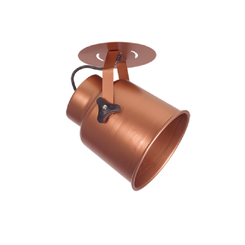 Aplique 1 luz E27 diámetro 16cm cobre